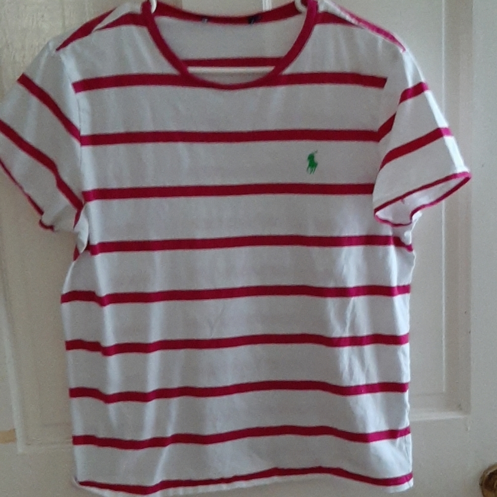 Girl's Ralph Lauren Polo stripe shirt